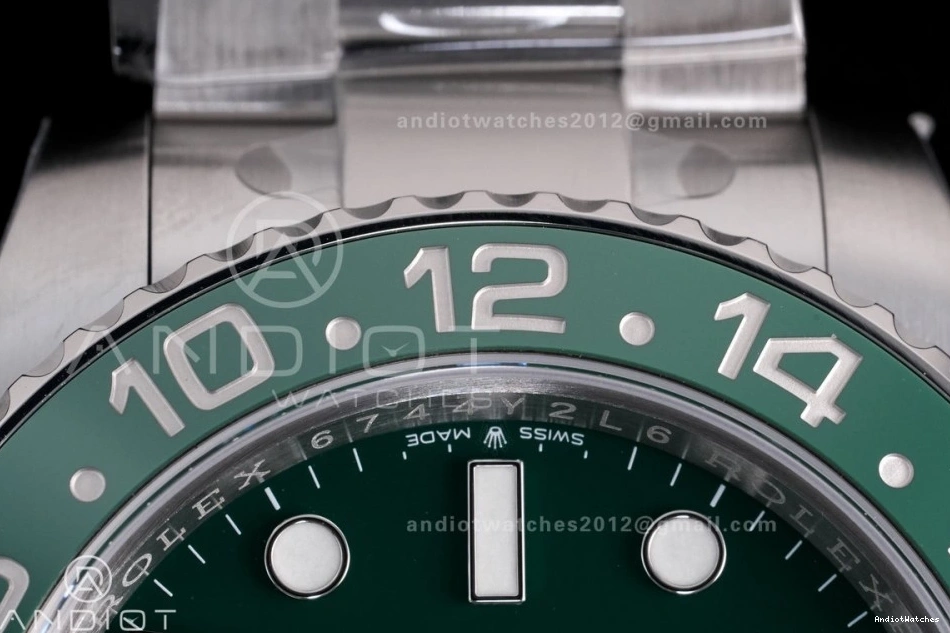 904L ZipUp 1:1 Green Bracelet Sprite GMT-Master V3 126729 VSF SS On Edition Best VTNR II 884 Dial DD Oyster 0101